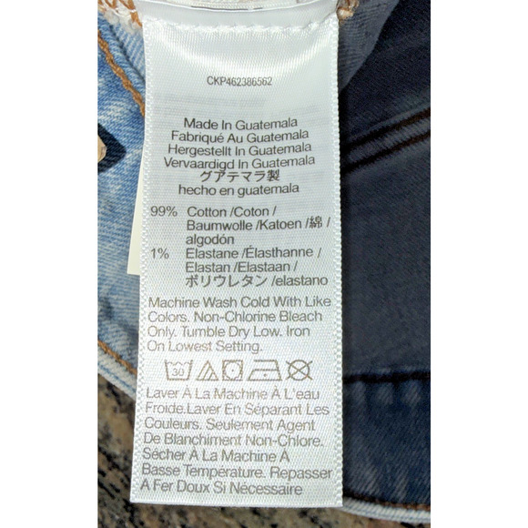 Madewell 20W Perfect Vintage Crop Light Wash Distressed Jeans NWT - Picture 4 of 9